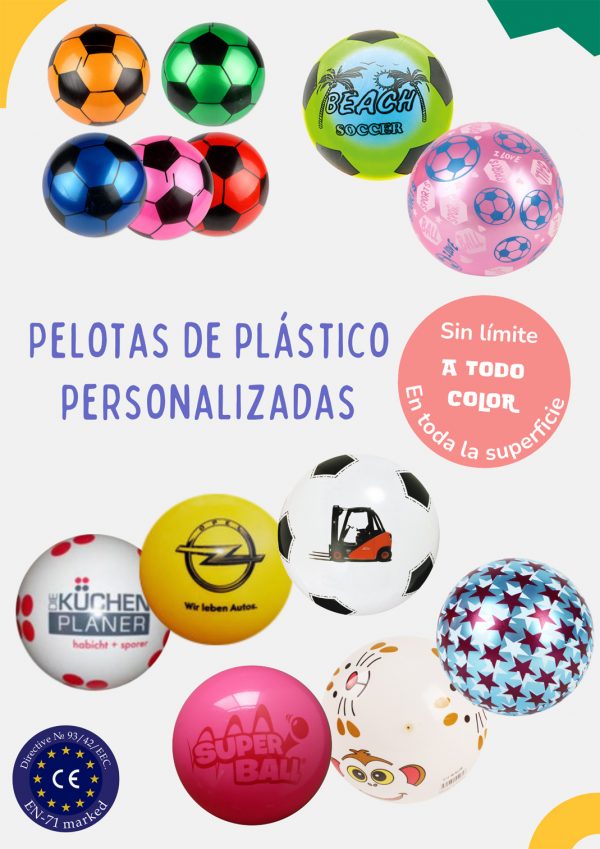 pelota hinchable personalizada plástico logo